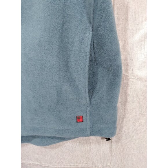 Woolrich Fleece Zip Front Vest Men's Med Gorpcore Outdoor Front Pockets Blue - Picture 9 of 13